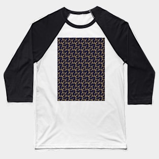 Anchors Gold Pattern Baseball T-Shirt